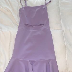 luck in the sky lavender dress
